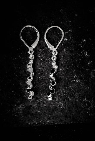 Tubii sterling silver polished earrings