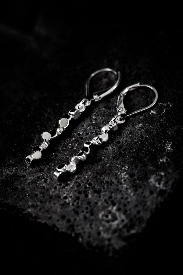 Tubii sterling silver polished earrings