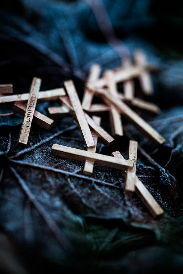 Stickii raw bronze necklace