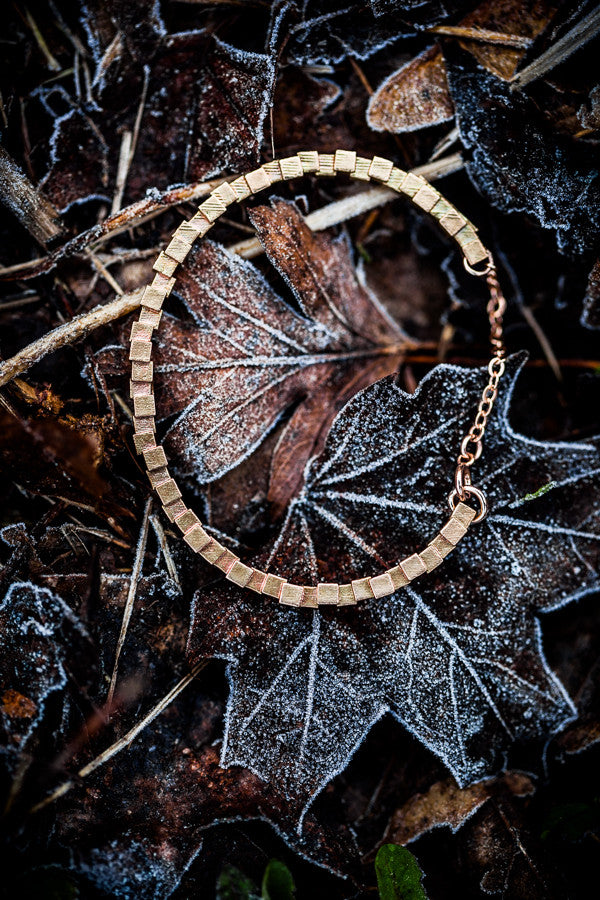Cubii raw bronze bracelet 1.1