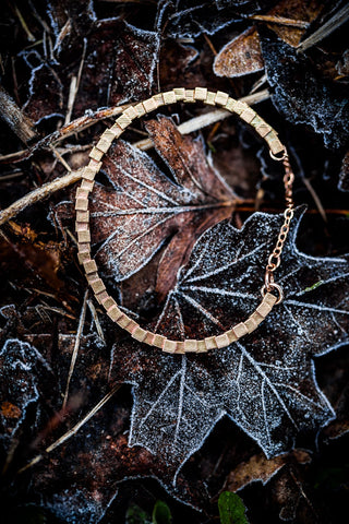 Cubii raw bronze bracelet 1.1