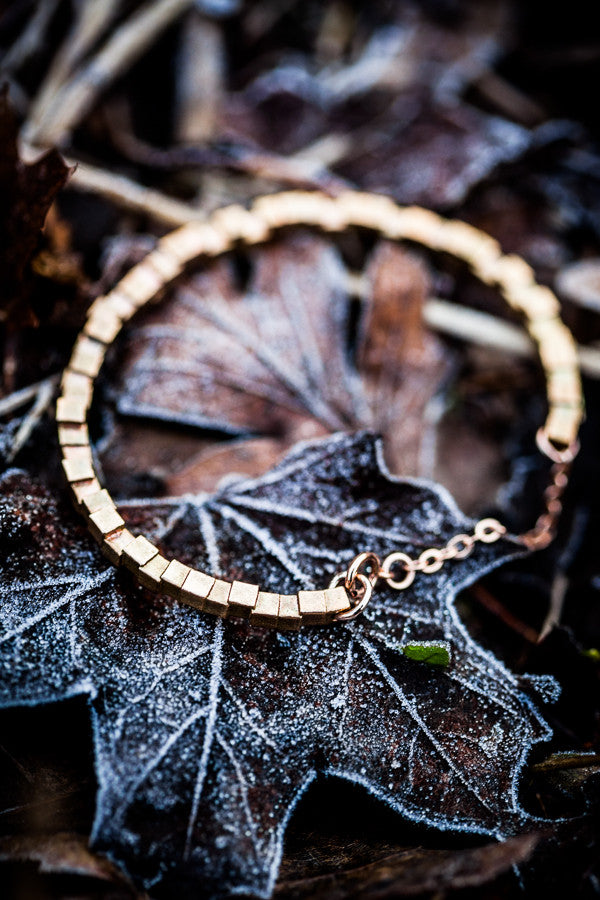 Cubii raw bronze bracelet 1.1