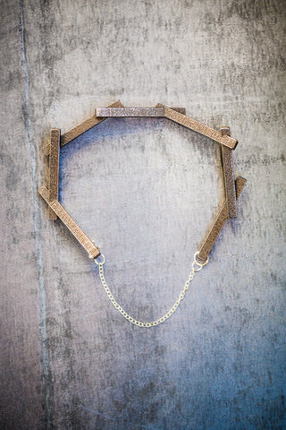 Stickii bronzed steel bracelet