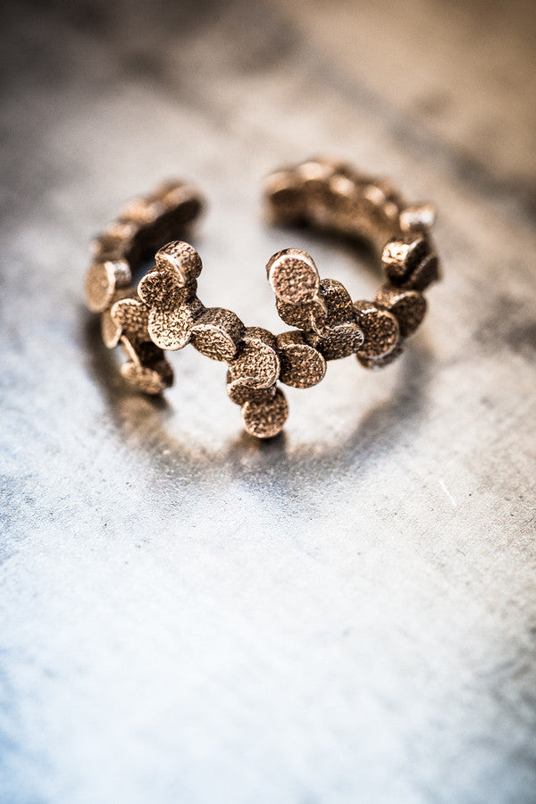 Tubii bronzed steel ring II