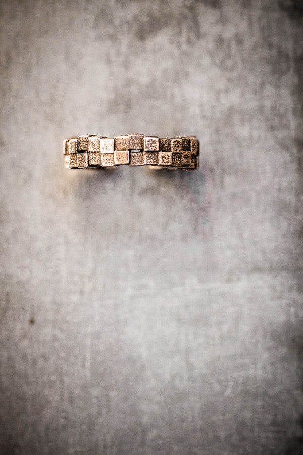 Cubii bronzed steel ring 2.2 MINI