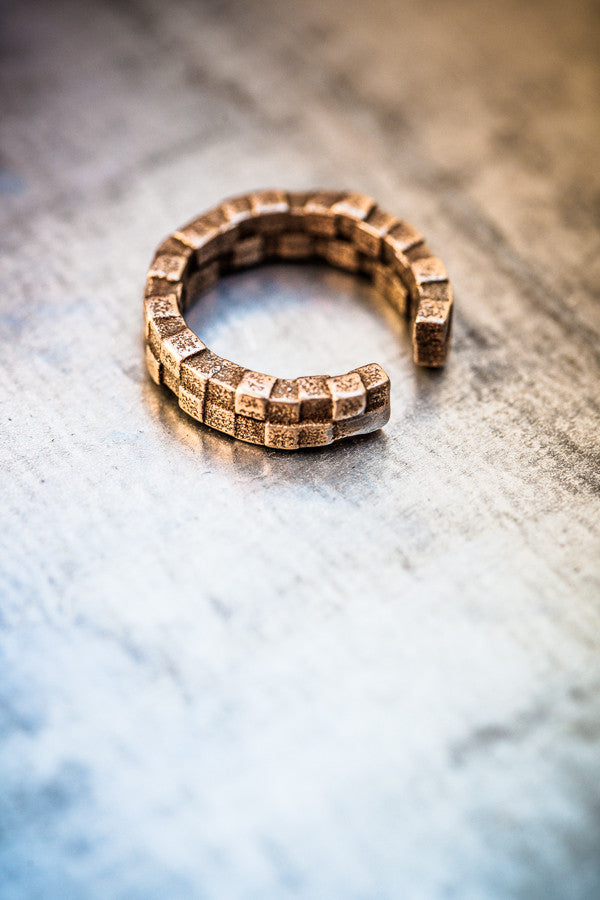 Cubii bronzed steel ring 2.2 MINI