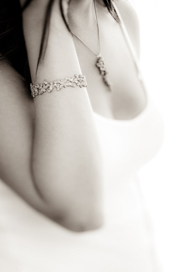 Tubii bronzed steel bracelet