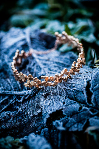 Tubii raw bronze bracelet