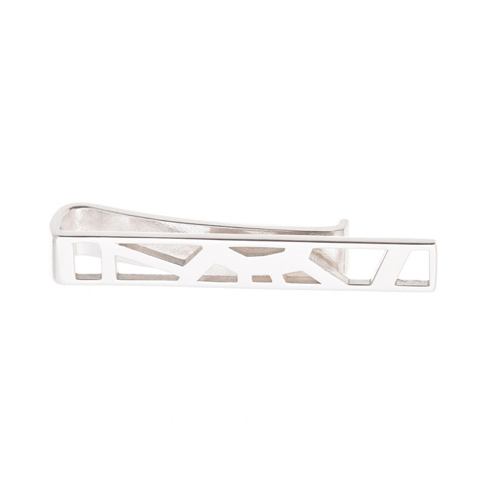 Voronoii MAN silver tie bar