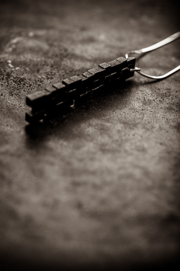 Cubii matte black pendant II
