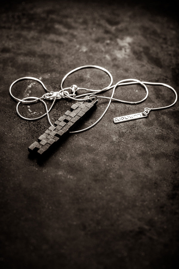 Cubii matte black pendant II
