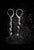 Tubii sterling silver polished earrings